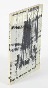 Richard Neutra Amerika Signed by Neutra and his wife: Neutra, Richard J., Amerika: Die Stilbildung des Neuen Bauens in den Vereinigten Staaten, SIGNED by Richard and Dione Neutra on the first page, 1968 reprint of the 1930 original, Mayer KG, softcover,