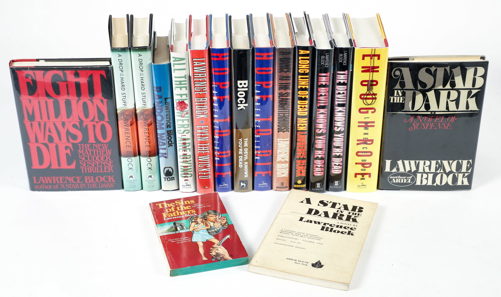 17 Lawrence Block Mystery Novels most Signed (1 of 1)