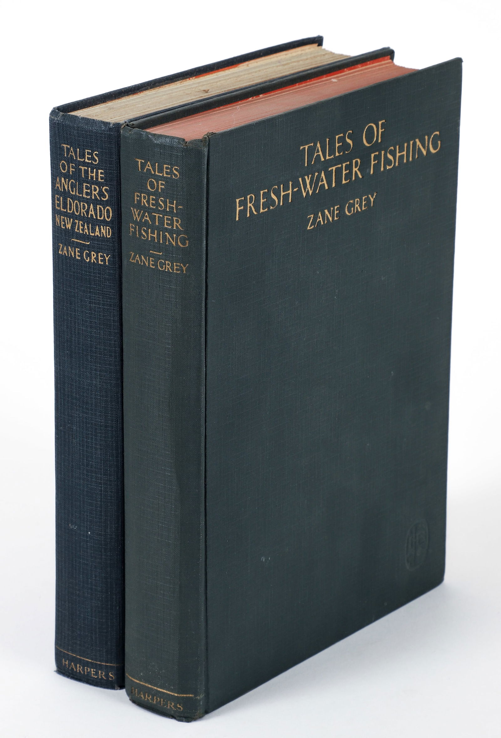 2 Zane Grey Fishing Tales 1st Editions New Zealand and Fresh-Water (1 of 4)