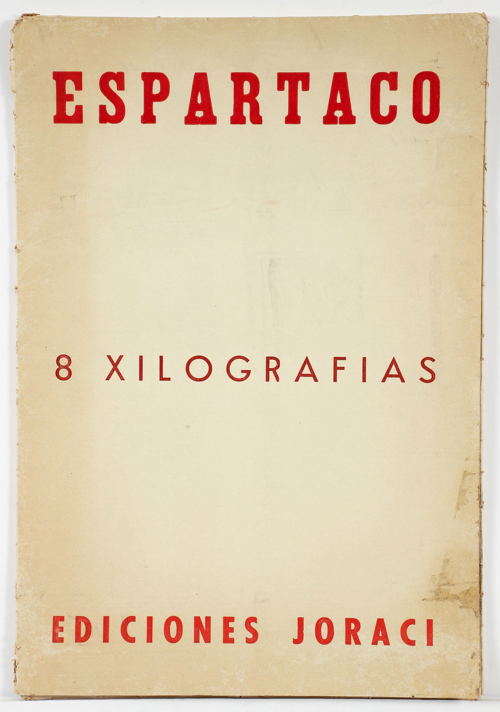 7 signed prints from Espartaco Portfolio 1961 Argentina: 7 prints from the Espartaco Portfolio, 1961, includes 2 prints by Carlos Sessano, Juan Manuel Sanchez and Mario Mollari, and one by Juana Elena Diz (the other one by her is not included), published by