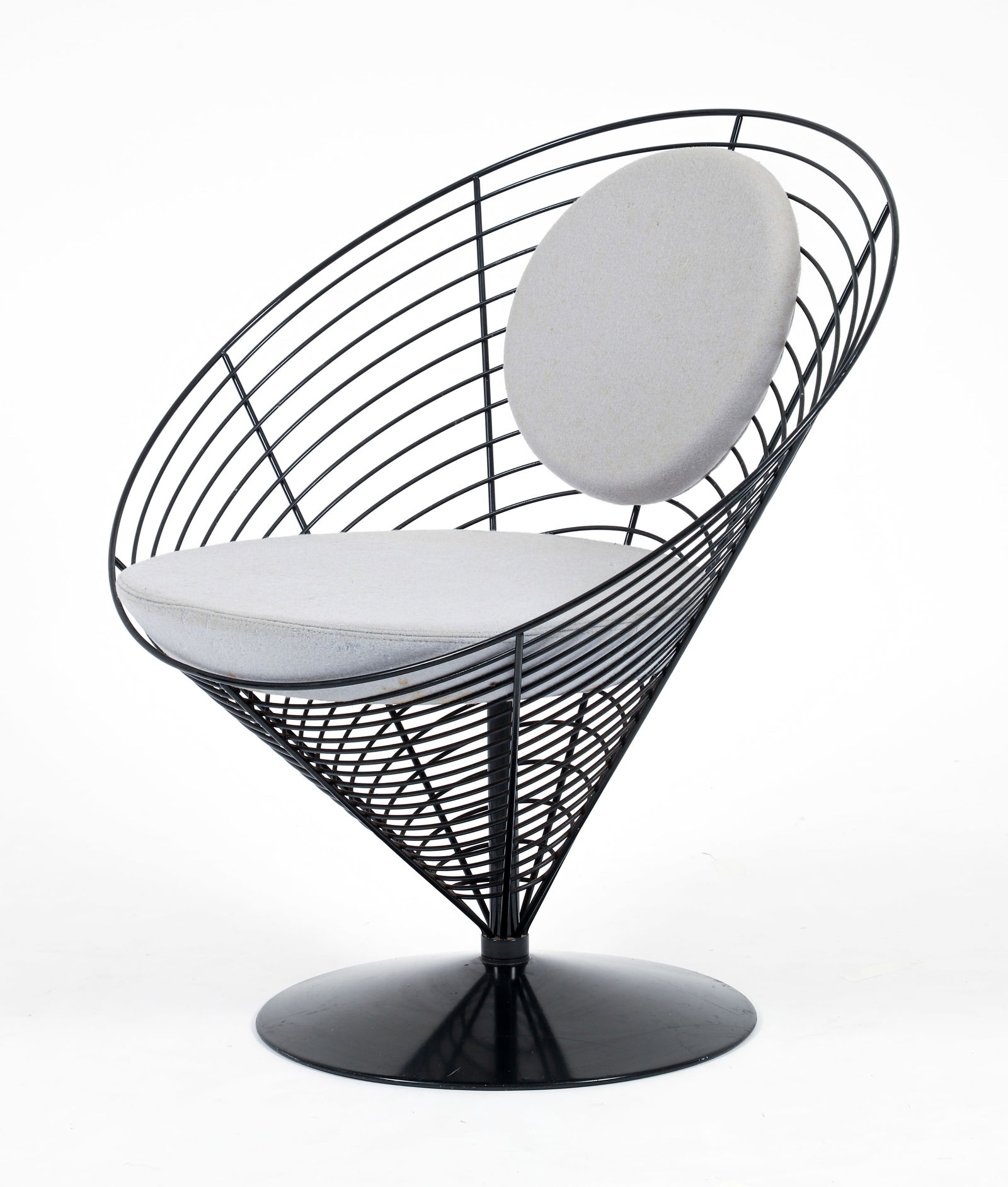 Verner Panton for Fritz Hansens Wire Cone Chair 1988 (1 of 5)