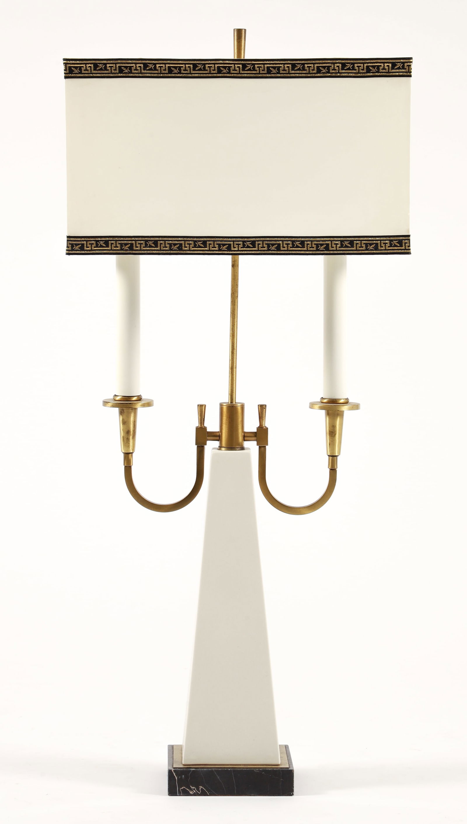 Tommi Parzinger Style Two Light MCM Table Lamp (1 of 4)