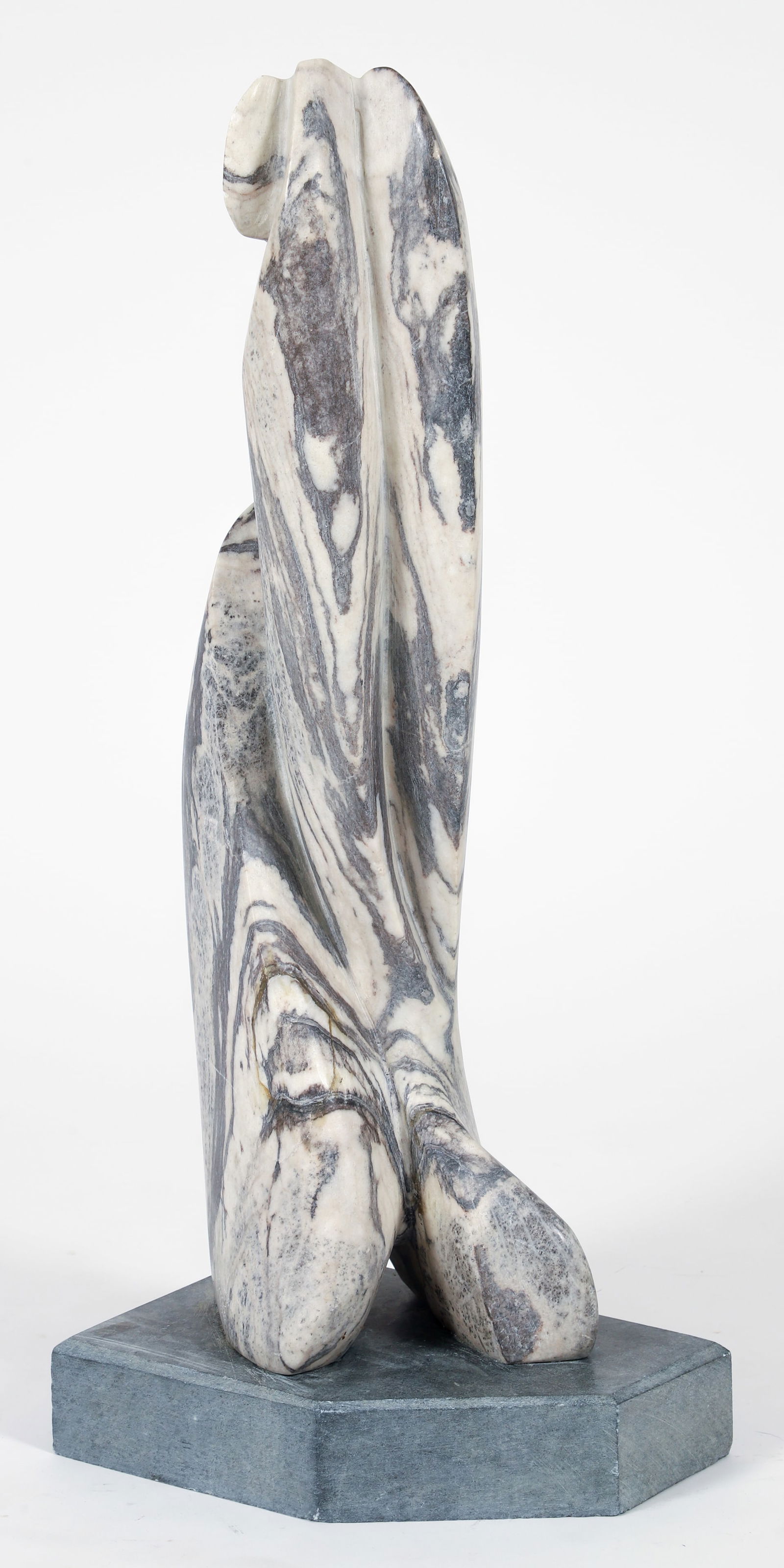 David Breeden 1988 Abstracted Figures Carved Stone Sculpture (1 of 6)