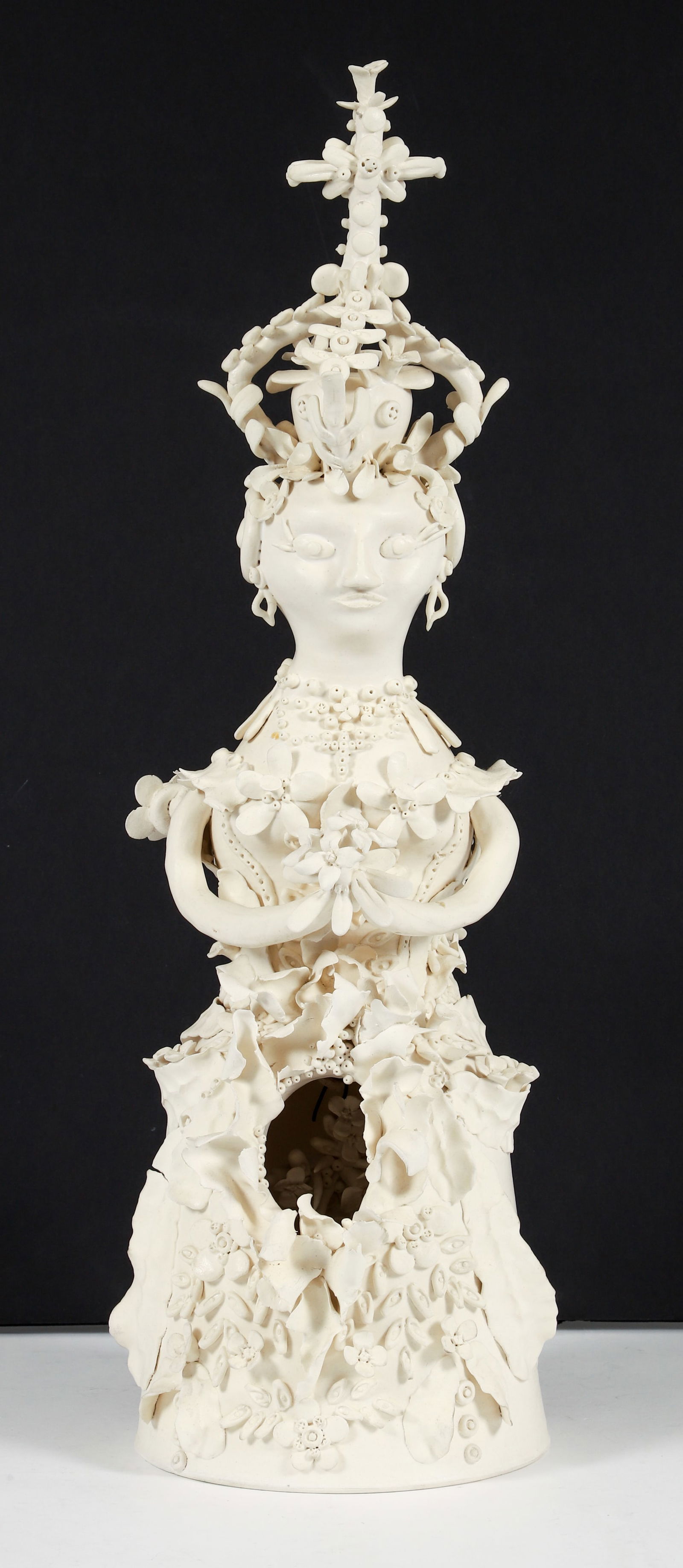 Everett K. Sturgeon clay figure Mexican Flower Girl (1 of 5)