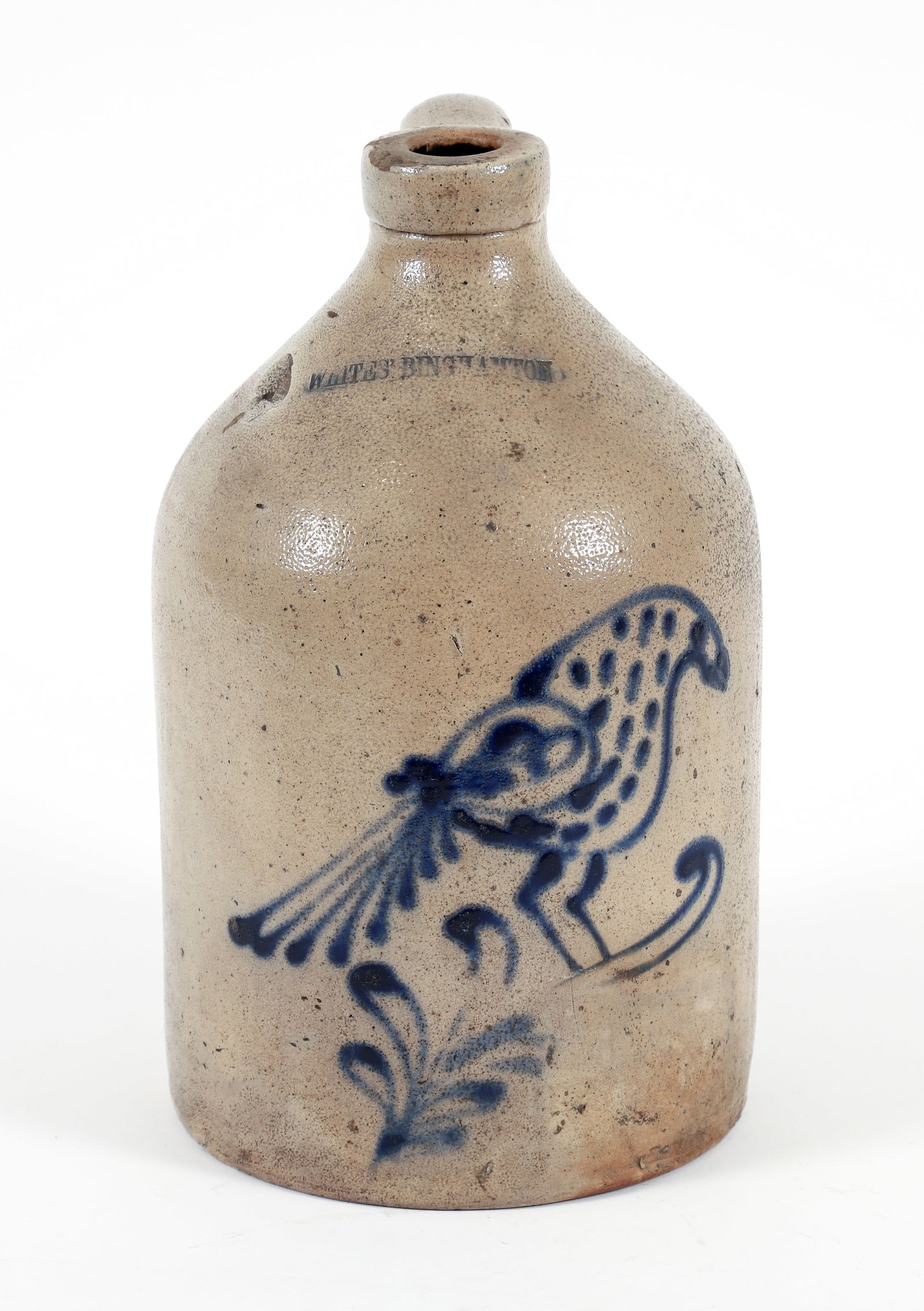 Whites Binghamton One Gallon Stoneware Jug Bird Decoration (1 of 6)