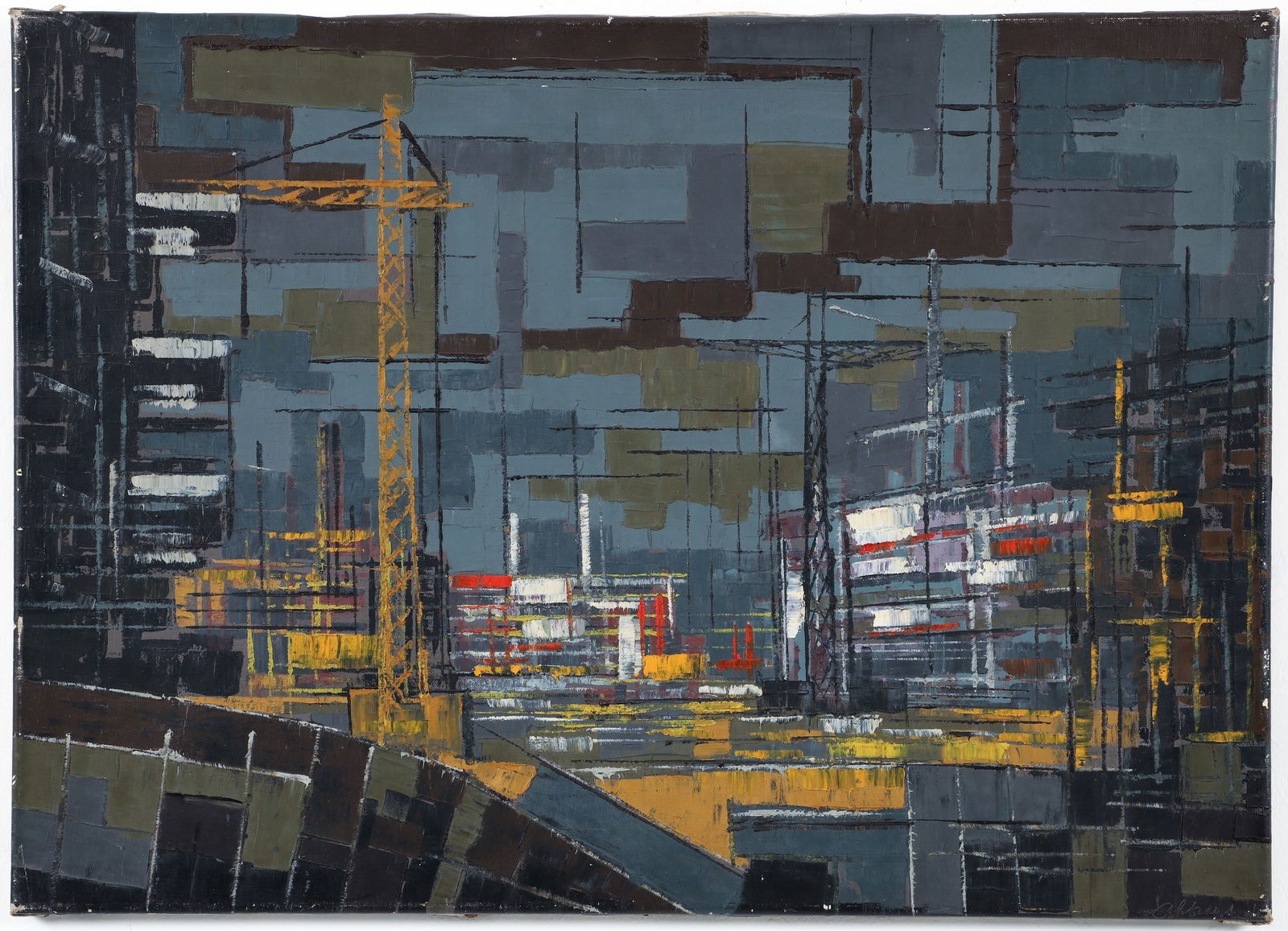 Albert Hochbau oil Abstracted Industrial Complex (1 of 3)