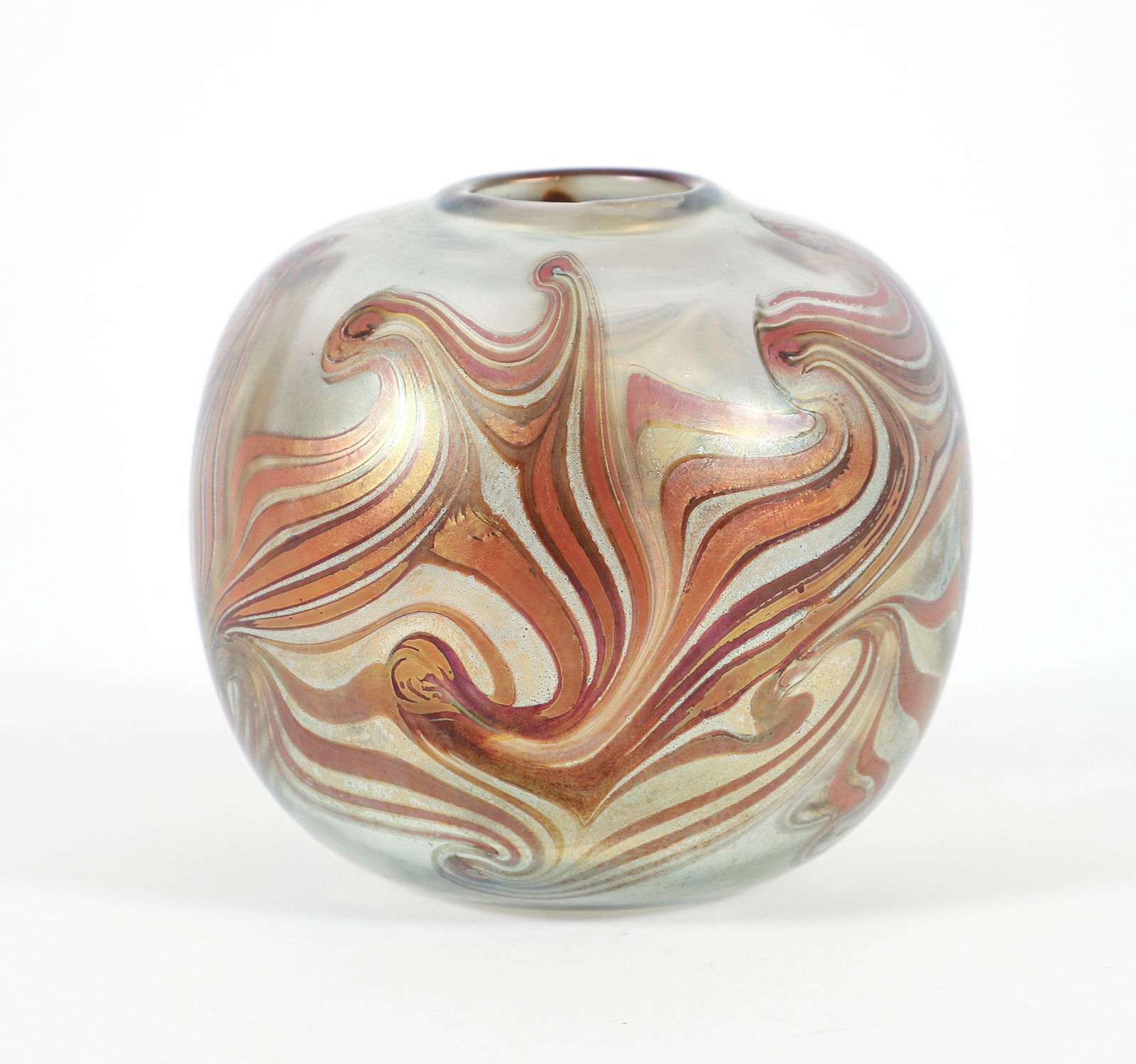 Paul Bendzunas 1977 art glass bud vase (1 of 3)