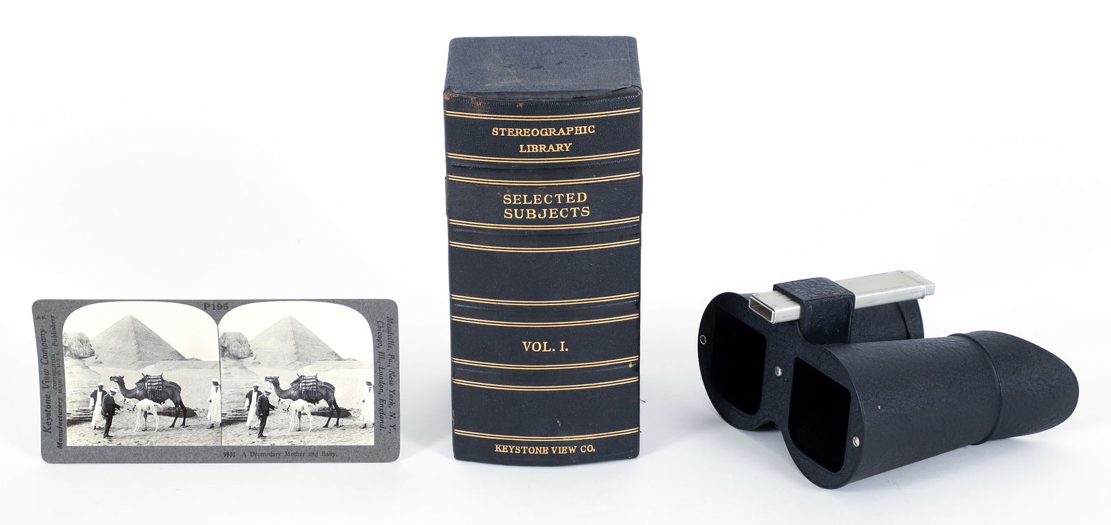 Keystone Stereoscope photos of Egyptian Antiquities with Stereoscope Viewer (1 of 4)