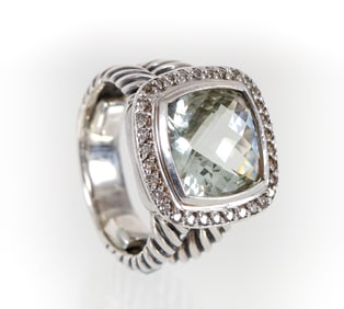 David Yurman Silver Albion Cable Ring