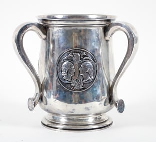 Columbian Half Dollar Sterling Silver Loving Cup 1893
