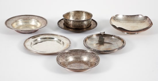 6 Pieces American Sterling Silver Including W.B. Kerr & Co.