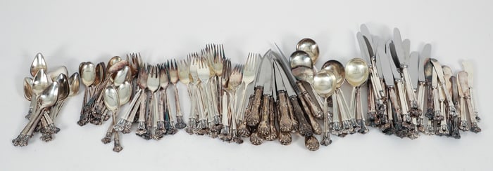103 Piece Flatware lot Including Cohr Danish Sterling Silver Monica