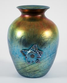 Lundberg Studios Star Magnum Art Glass Vase 2001