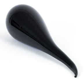 Kathleen Mulcahy art glass Reclining Droplet Vase