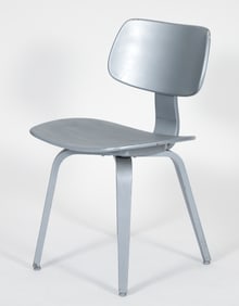 Mid Century Modern Thonet Bentwood Plywood Birch Dining Chair