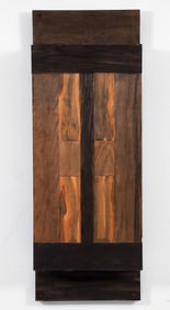 Martin Prekop Post Modern Wood Veneer Wall Cabinet with painted interior