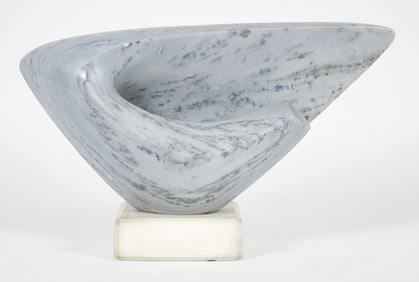 Carved Marble Sculpture attributed to David Breeden