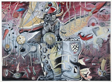 Nick Bubash Untitled Surrealist Painting