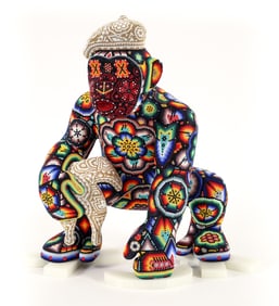 CHROMA Beaded Sculpture In the Beginning 2023