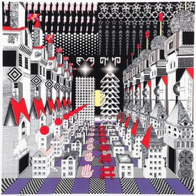 Pedro Friedeberg Nariz de Cleopatra Signed Screenprint