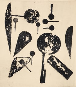 Rare Warja Honegger-Lavater Signed Etching 1955