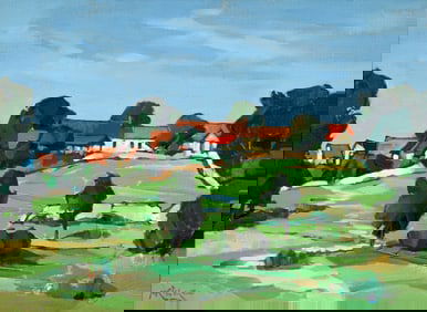 Michel Kluge oil Montlognon Oise River