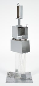 Robert Lepper 1961 aluminum and plexiglass sculpture