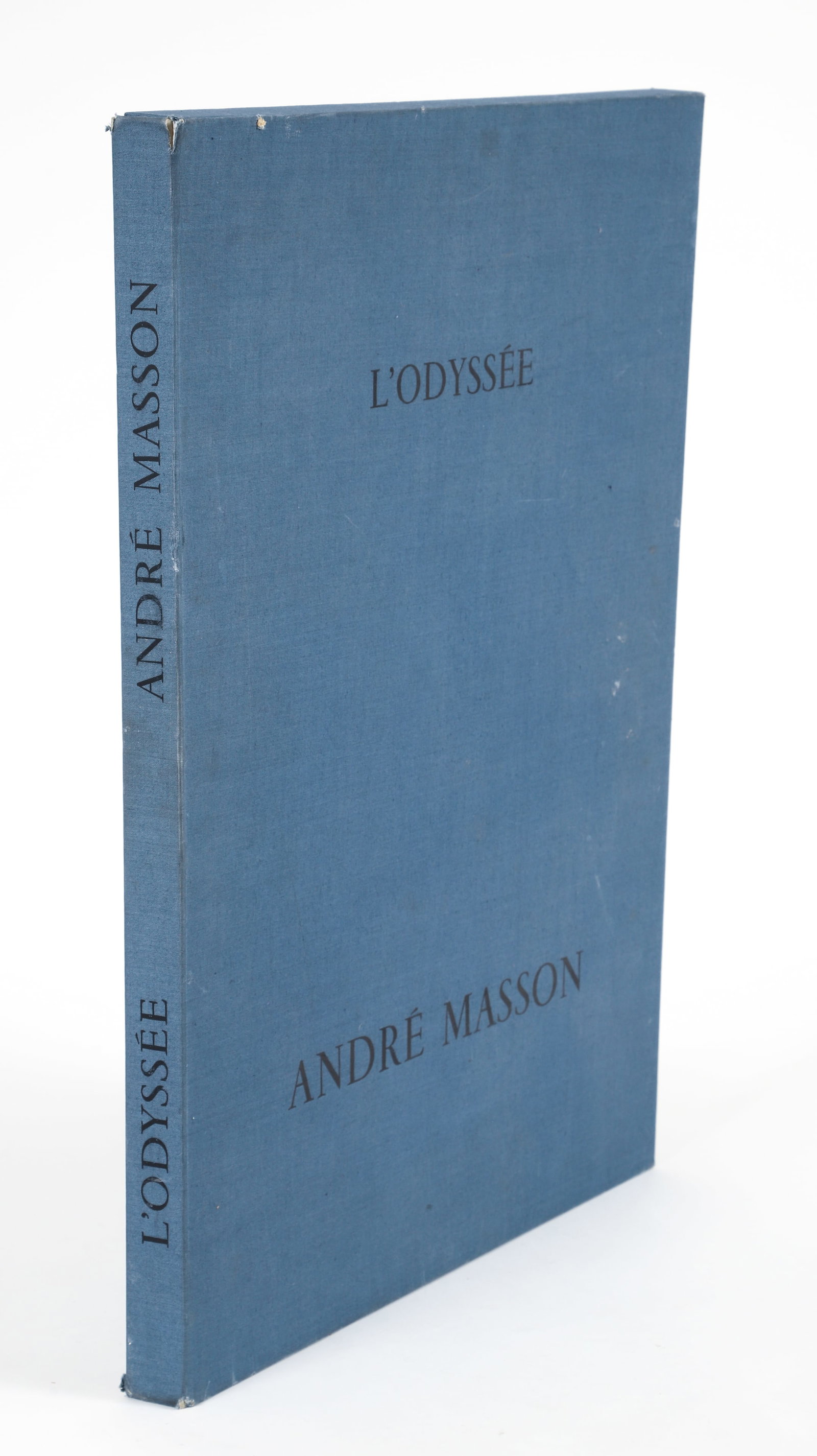 Andre Masson L'Odyssee Portfolio complete with 12 Etchings Signed: Masson, Andre (French, 1896-1987), L'Odyssee [The Odyssey], 1978, portfolio of 12 color etchings, number 103 of 120, each print signed and numbered by Masson in pencil to the lower margin, complete wi