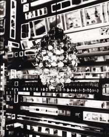 Martin Prekop photograph House 1993-2007 Series with Verner Panton Chandelier