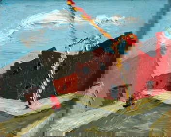 Arnold Sharrad oil ptg Red Hook 2010