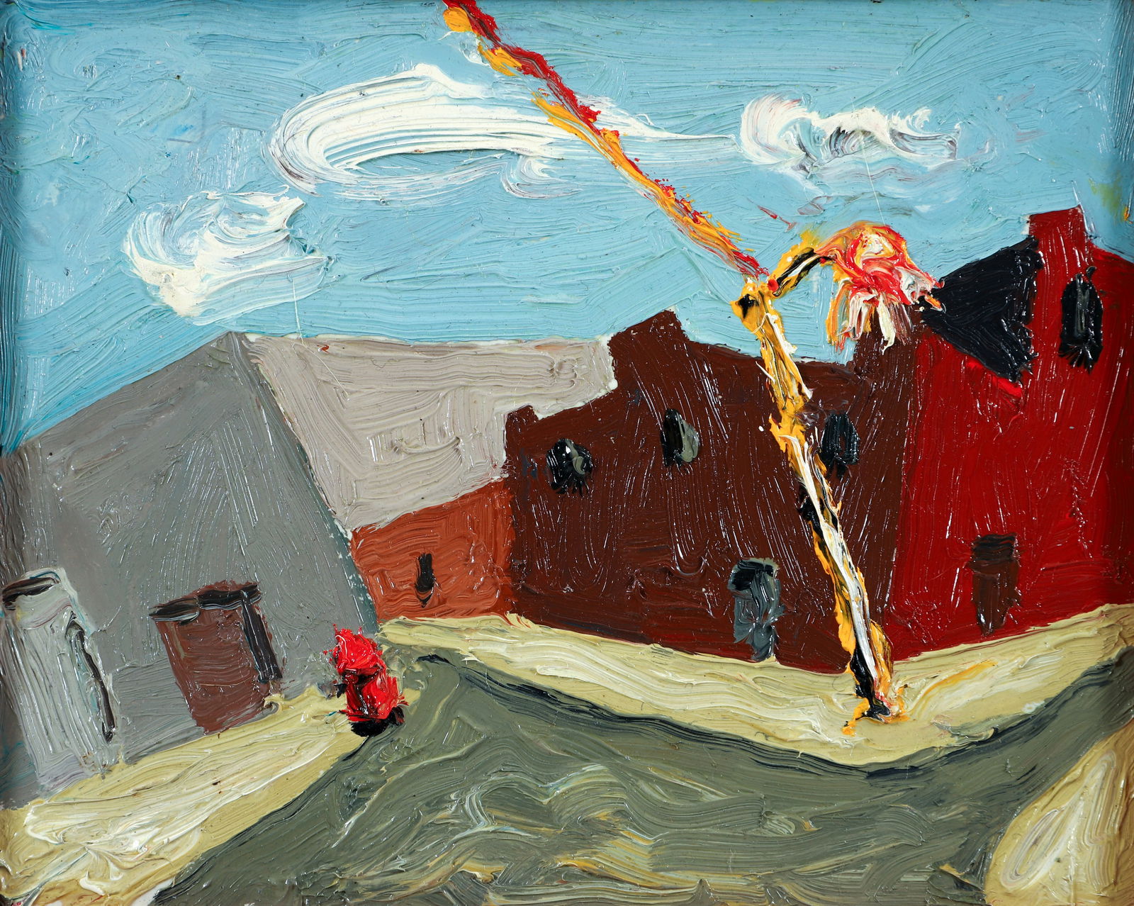 Arnold Sharrad oil ptg Red Hook 2010 (1 of 3)