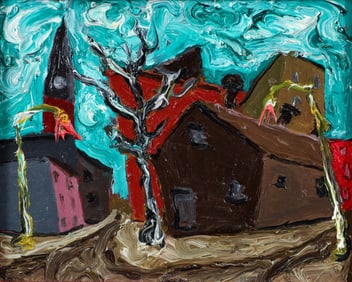 Arnold Sharrad oil ptg Red Hook 2011