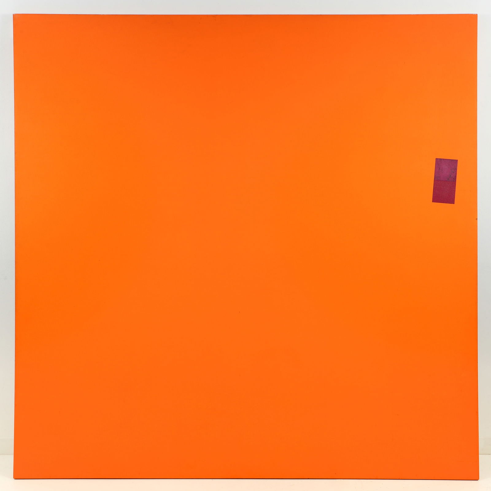 Marc Vaux 1969 acrylic painting Item Series: Vaux, Marc (British, born 1932), Item Series, 1969, acrylic on canvas, 84 x 84 inches, signed, dated, and titled on canvas overlap. Provenance: Westinghouse Art Collection, Pittsburgh, PA.