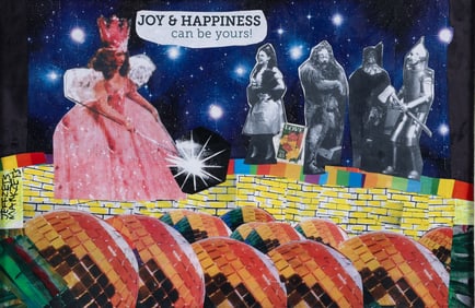 Zets Brothers Mixed Media Collage Wizard of Oz