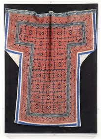 Elaborately Embroidered Chinese Child's Robe with Batwing design