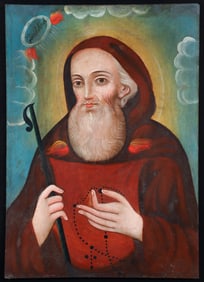 Mexican Retablo San Francisco da Paula