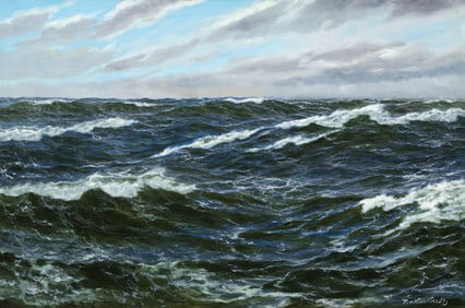 Patrick von Kalckreuth oil Ocean Seascape
