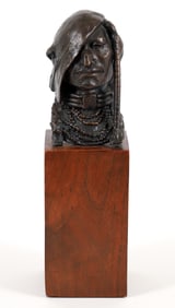 Fritz White bronze Man of Two Spirits c.1969