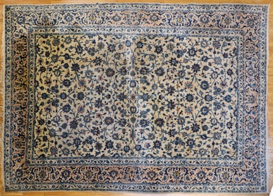 Hand Knotted Persian Wool Palace Sized Carpet Iranian