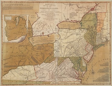 Bowles's New Map of The Independent States 1796
