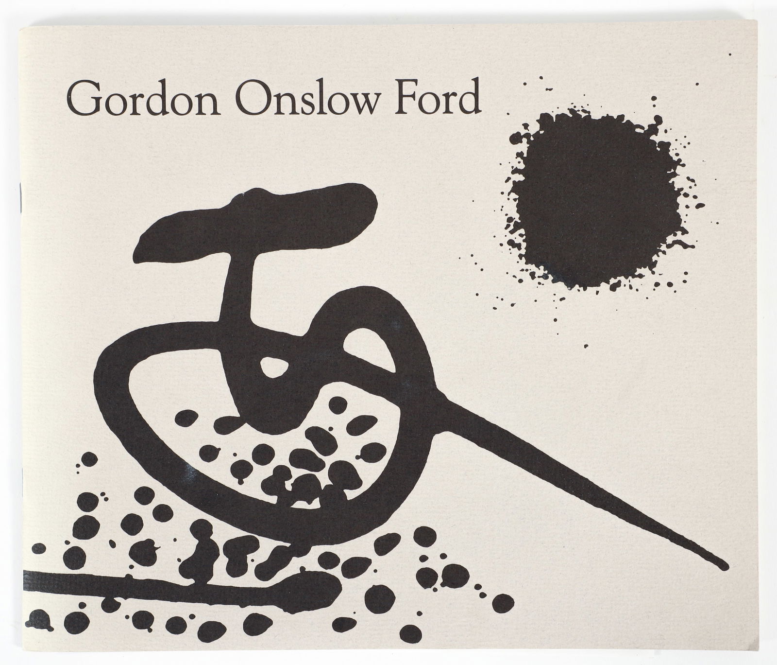 Gordon Onslow Ford original color drawing in 1993 exhibition catalog (1 of 2)