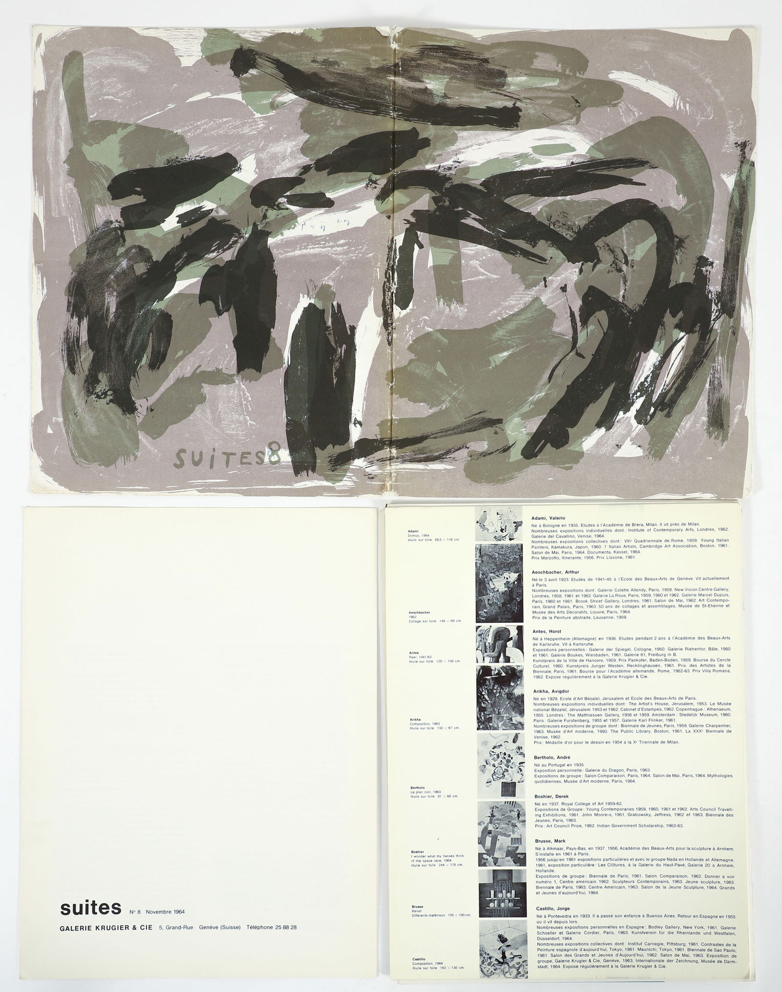 Suites No. 8 portfolio of 7 lithographs David Hockney 1964 (1 of 3)