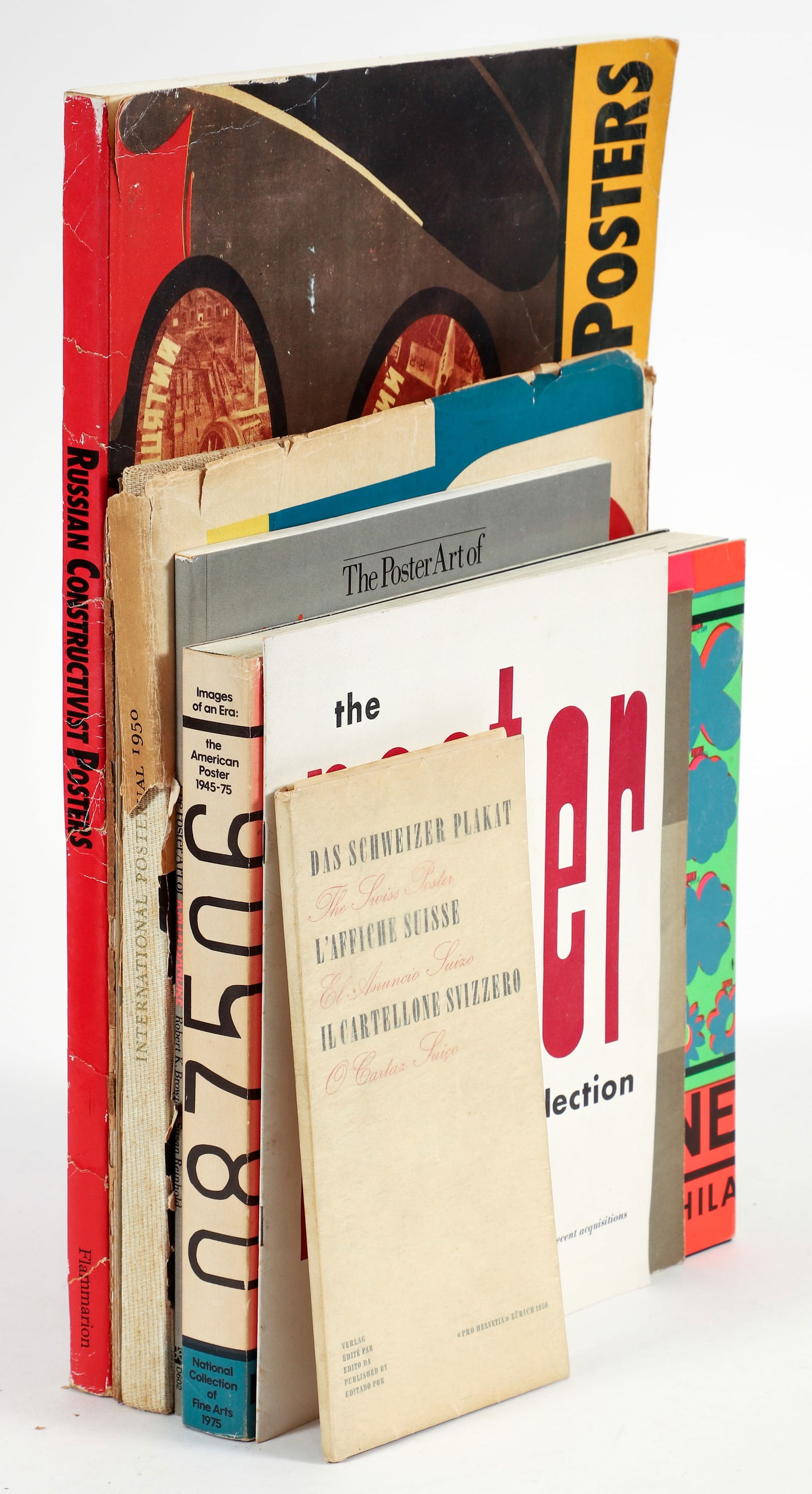 Lot of 8 books about Poster Art plus Dwan Gallery Poster (1 of 3)