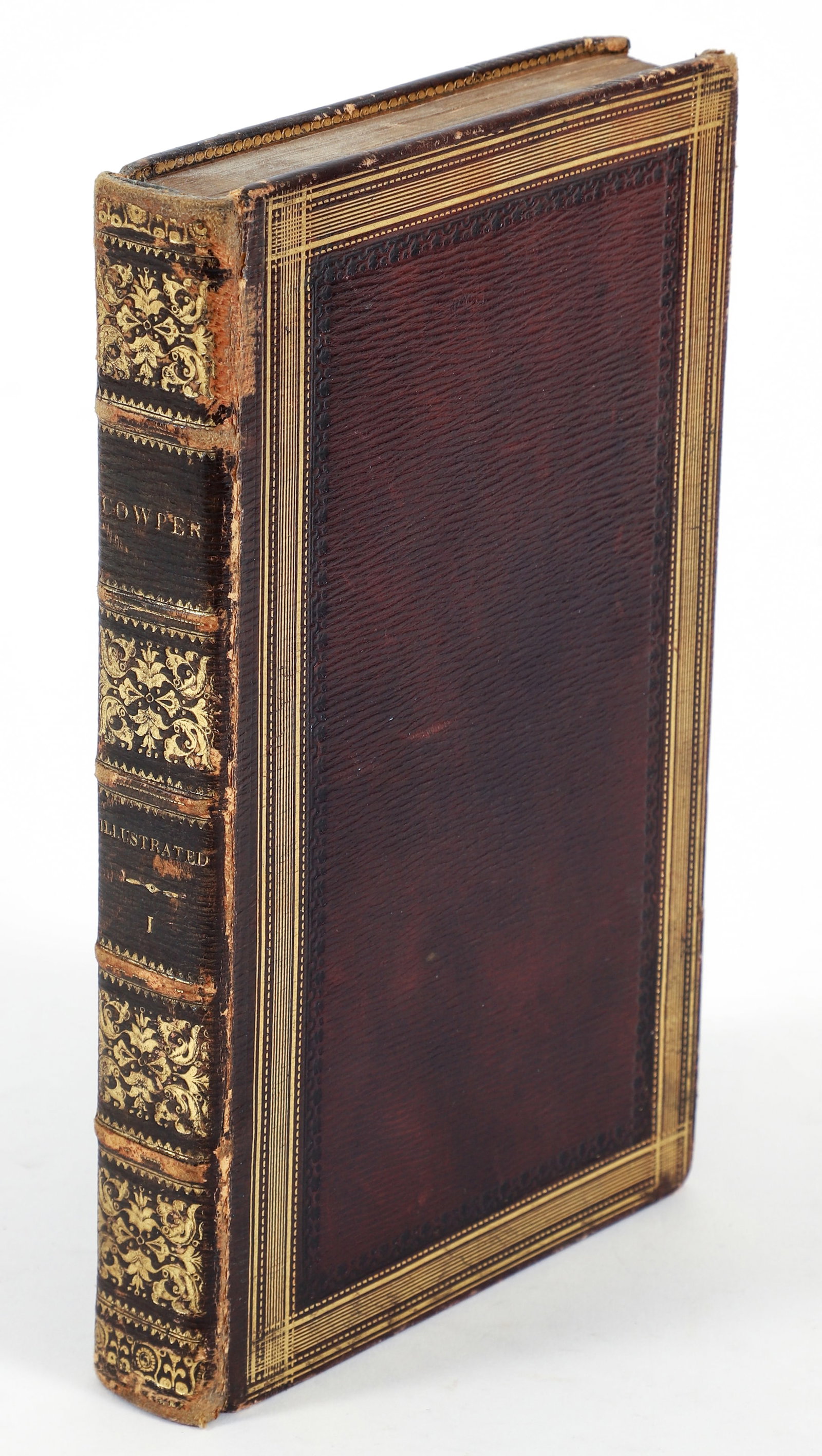 Double Foredge Painting and Fine Binding 1820 Cowper Poems (1 of 3)