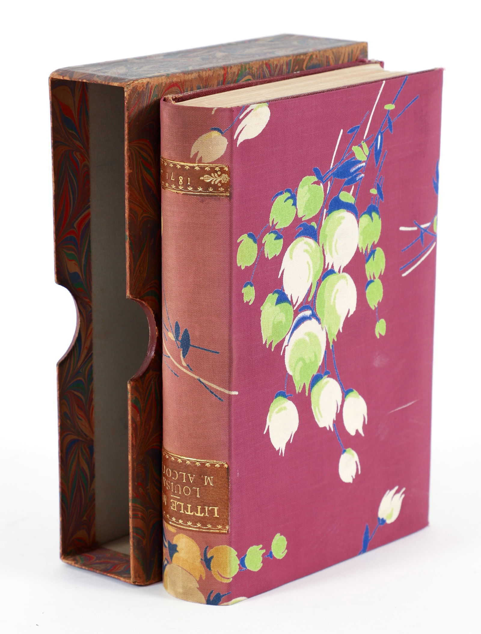 Louisa May Alcott Little Men first edition, custom DJ and slipcase (1 of 4)