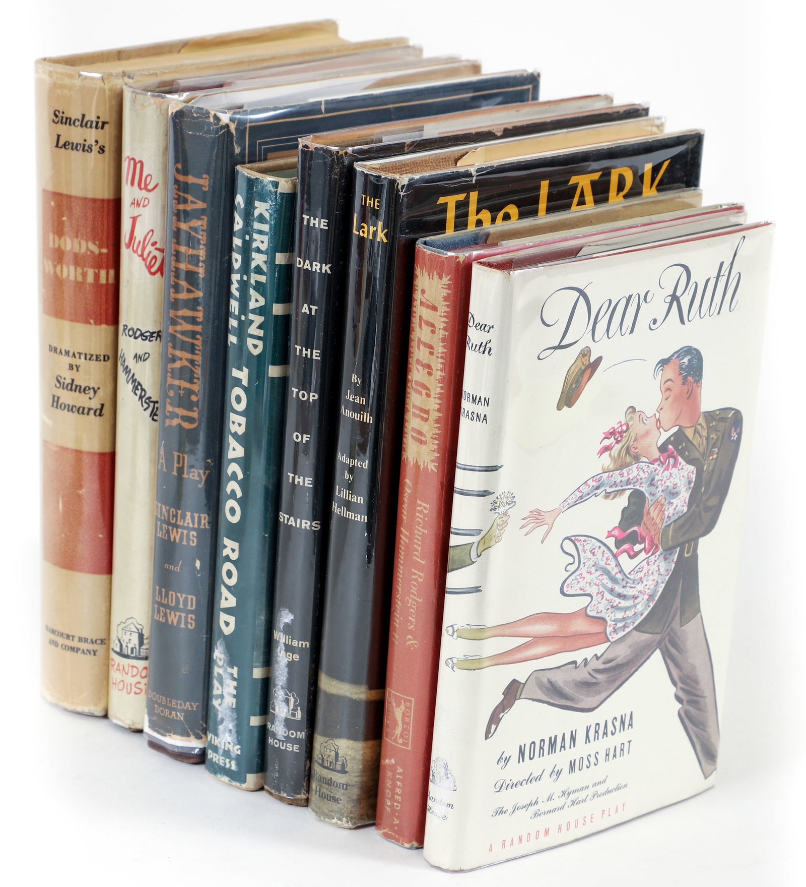 American Theatre Lot of 8 books, first edition hardcovers in DJ (1 of 2)