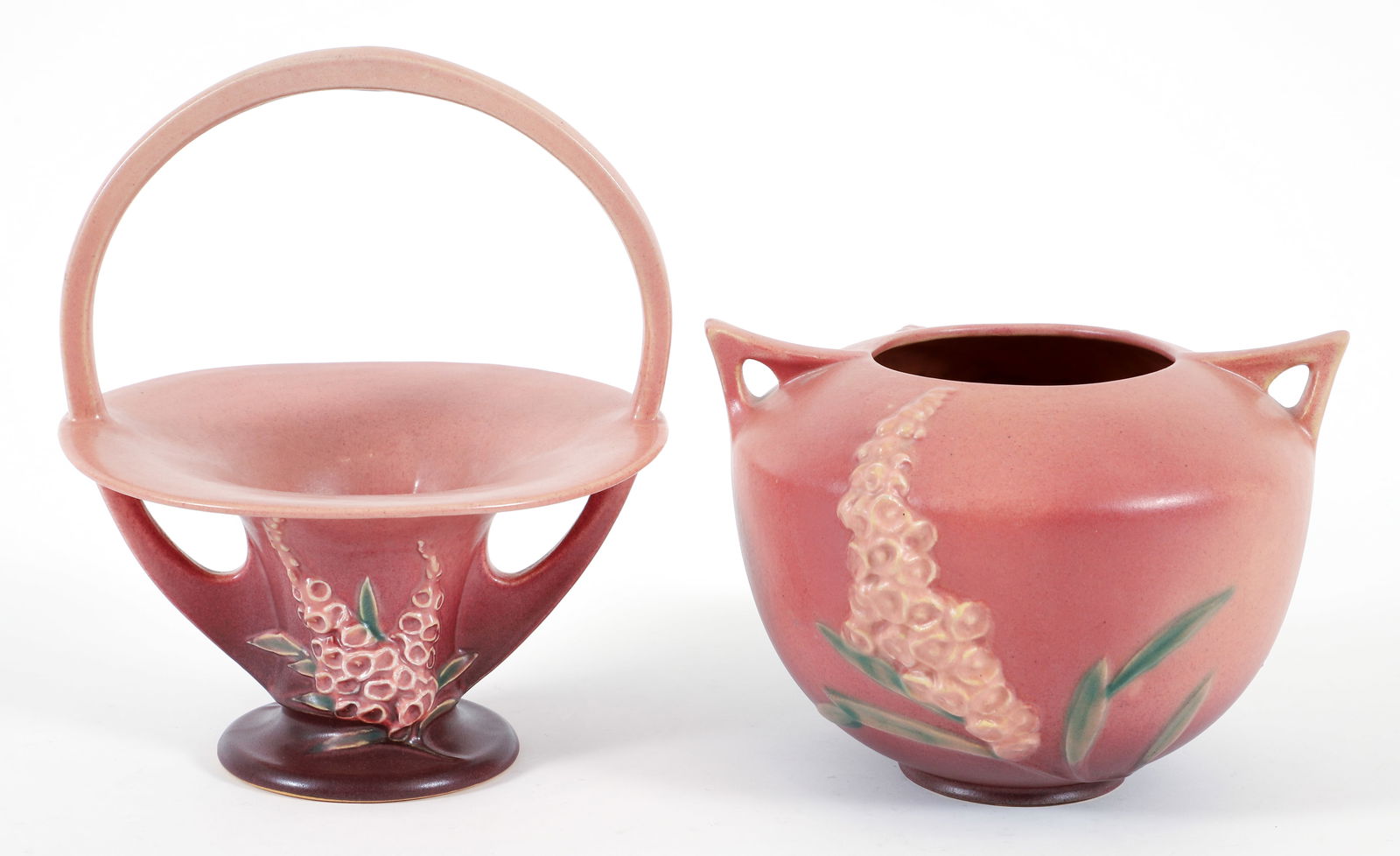 2 Roseville Pottery Foxglove Pieces (1 of 5)