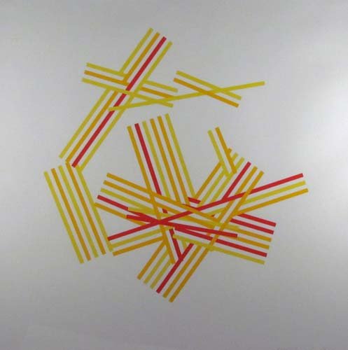 Kenneth Martin orig serigraph "Chance & Order II": Artist: Martin, Kenneth ( British 1905 - 1984) Title: Chance & Order II Date: 1971 Medium: serigraph printed in colors Dimensions: 21 x 20 inches image size Edition: 16/75 Signature: