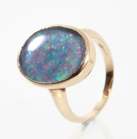 14K Australian Opal Ring