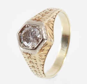 Vintage 14K Diamond Ring